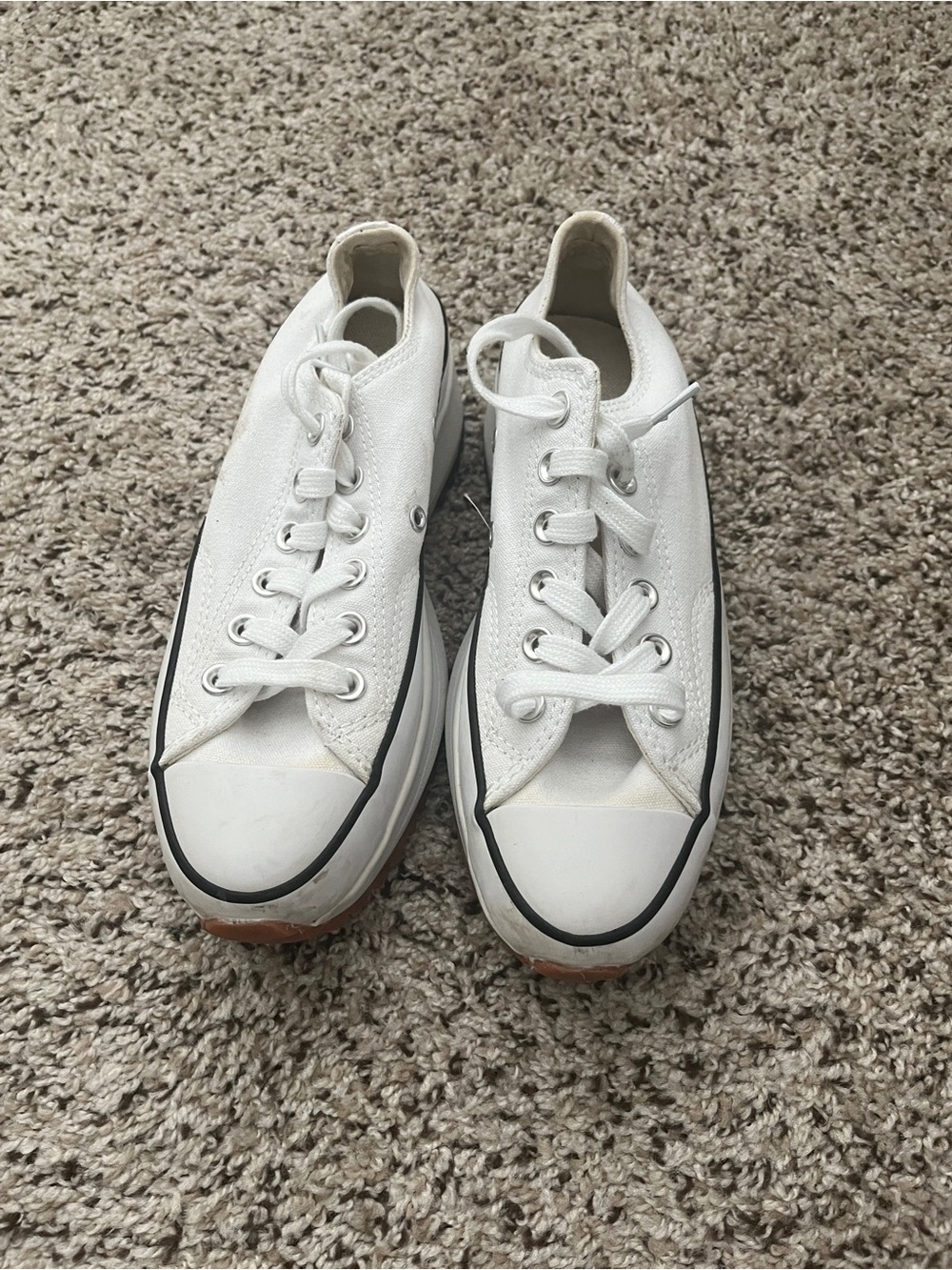 White Converse Low-Top Sneakers